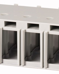 Cover 4-poles for screw connection of circuit breakers